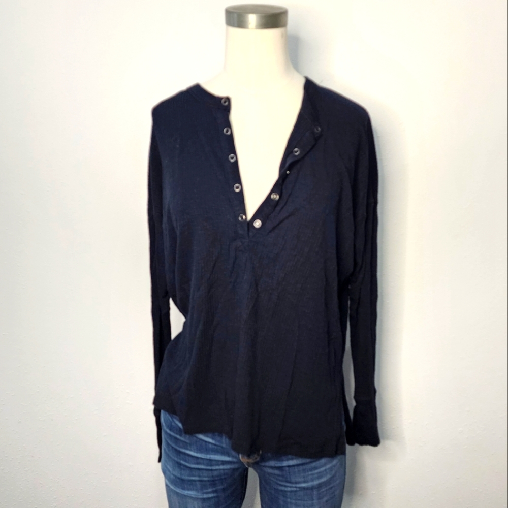 Aerie Offline Button Down Ribbed Top
